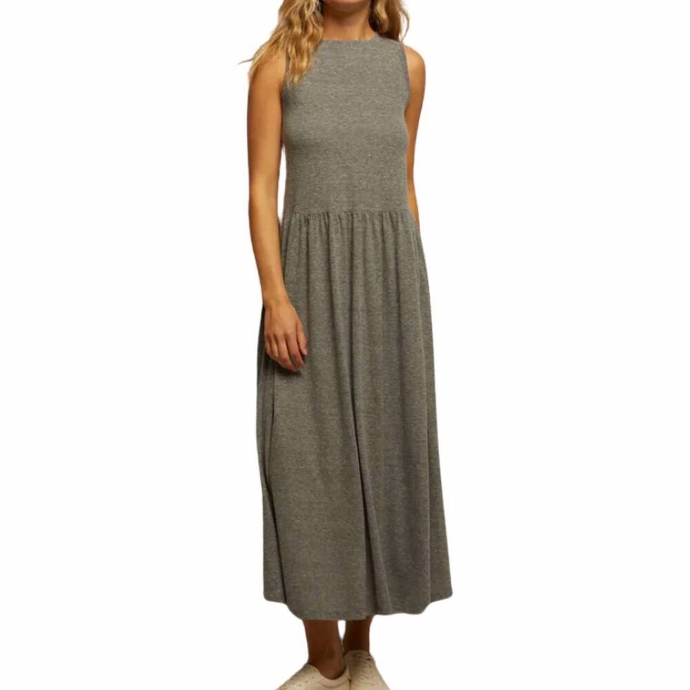 NEW PERFECTWHITETEE eva dress in heather grey